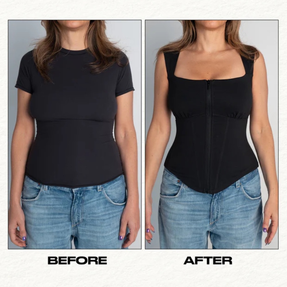 Ta3 Sleeveless Corsety Top - Picture 4 of 12